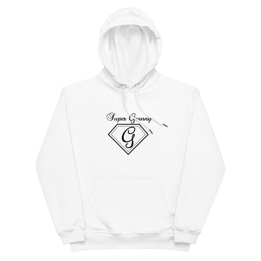 Premium eco hoodie - Super Granny (Black Font)