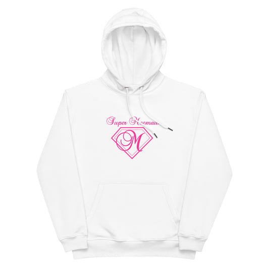 Premium eco hoodie - Super Meemaw (Pink Font)