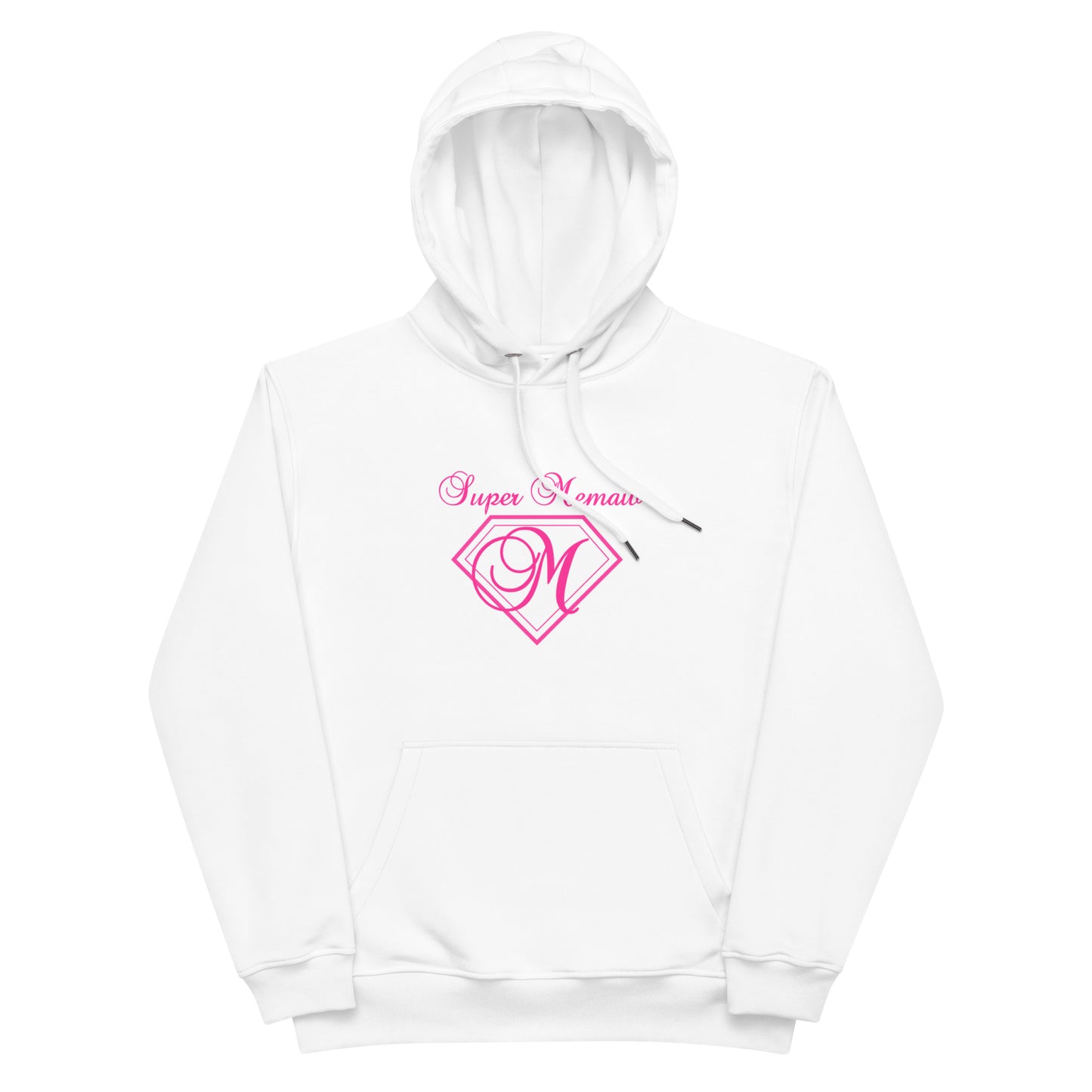Premium eco hoodie - Super Memaw (Pink Font)