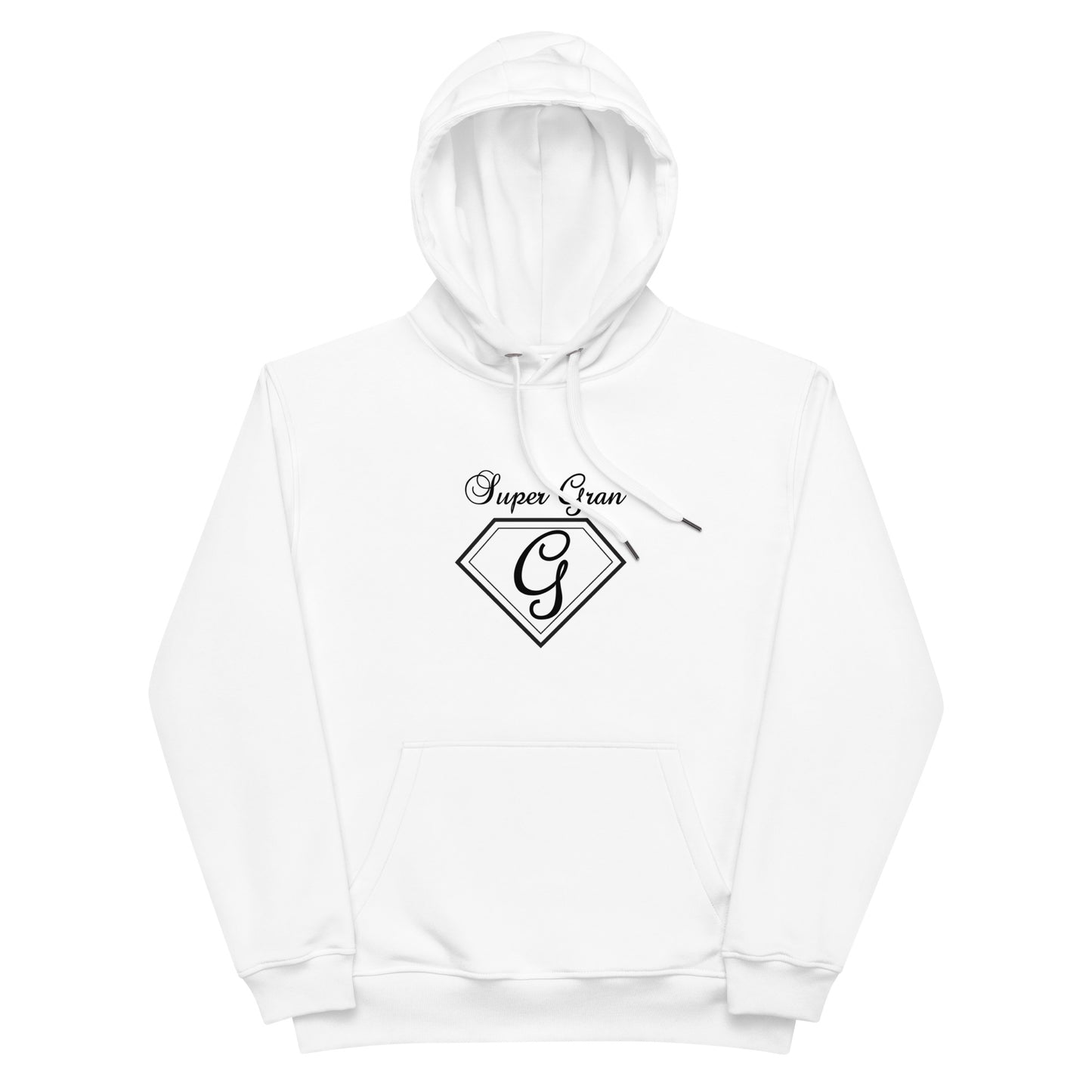Premium eco hoodie - Super Gran (Black Font)